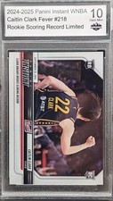 Caitlin Clark 2024 Panini Instant WNBA #218 Graded 10 Scoring Record Breaker RC