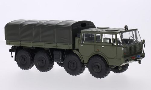1:43 Ixo Tatra 813 8X8 Truck Kolos Telonato 4-Assi 1968 Military Green TRU025 Mo-image