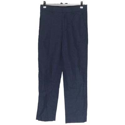 H&M, Stoffhose, Größe: 164, Blau, Baumwolle/Leinen/Polyester, Einfarbig #FRP