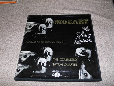 Mozart The Completed Tatrai Quartet K.515,516,406,516B,593,614 - 3 Vinyl LP