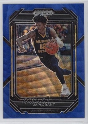 2023-24 Panini Prizm Draft Picks Blue Wave Prizm /249 Ja Morant #57 1u5y