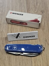 Wenger Taschenmesser in Blau Messer Schweizer Taschenmesser 