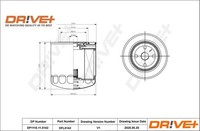Dr!ve+ DP1110.11.0142 ÖLfilter MotoröLfilter