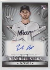 2022 Topps Series 1 Baseball Stars Black 181/199 Zach Pop #BSA-ZP Auto ii1