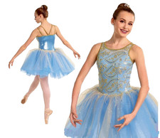 Group Lot of 4 Child XL Ballet Tutu Dance Costume NIGHTINGALE