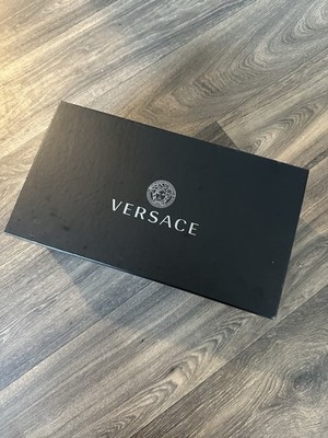 Empty Versace Box Black Slides Empty Box Only Authentic With Tags