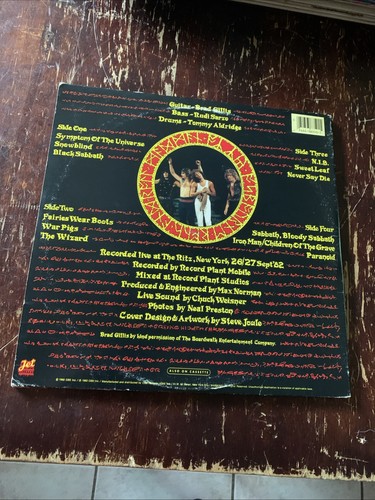 Ozzy Osbourne - Speak of the Devil - Vintage Vinyl Record LP Album (2 Record Set - Picture 8 of 24