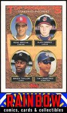 1993 Topps #742 Rene Arocha / Alan Embree / Brien Taylor / Tim Crabtree Rookie