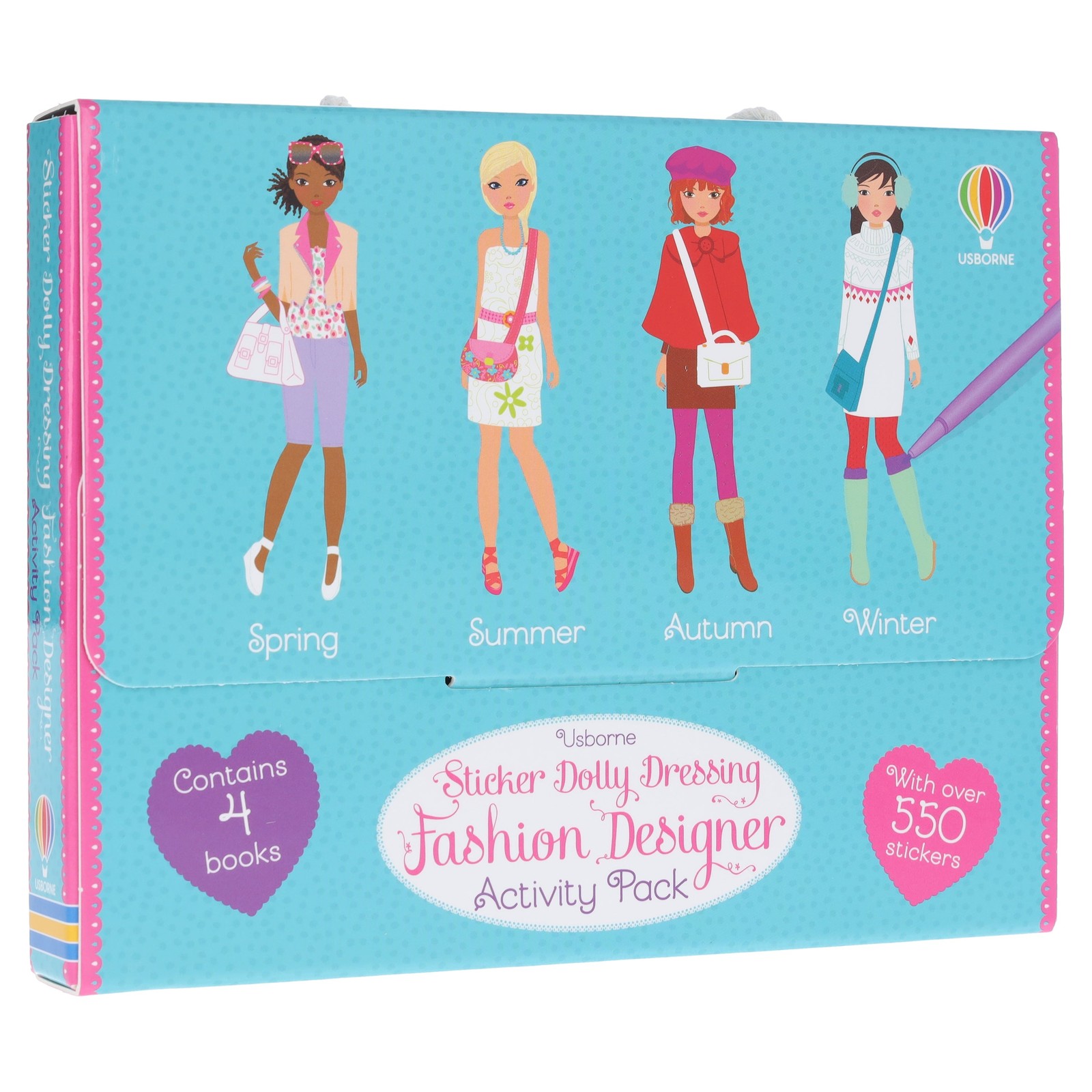 Usborne Sticker Dolly Dressing Fashion Designer Activity Pack  4 Mini Bo | TODO - Image 4