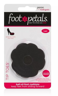 Foot Petals Tip Toes Ball of Foot Cushions with Extra Cushion, Select From List