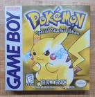 Pokémon Yellow Version Special Pikachu Edition Nintendo Game Boy 1999 *BOX ONLY*