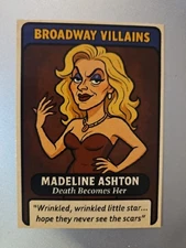 Broadway Villains Custom Caricature Card - Madeline Ashton - Death Becomes Her