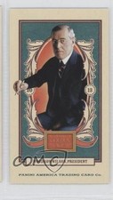 2013 Panini Golden Age Carolina Brights Mini Purple Back Woodrow Wilson #16 0f3