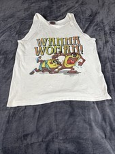 Vtg Tasmanian Devil Taz Looney Tunes Tank Top Med Florida Single Stitch USA Made