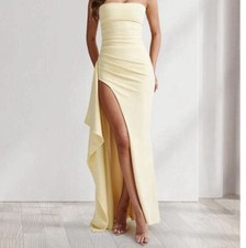 yellow prom dress