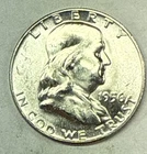 1956 P FRANKLIN HALF DOLLAR 90% SILVER #4