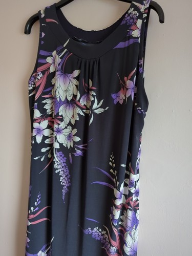 Ladies Summer Sleeveless Maxi Dress Size 14