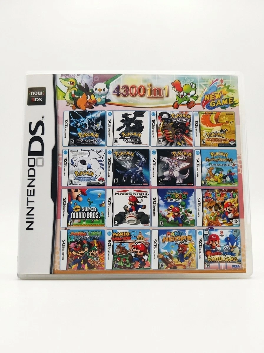 4300 en 1 juego NDS Cartucho de Juego DS Super Combo para DS NDS NDSL NDSi