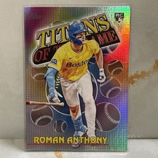 Topps 2026 Titans Roman Anthony Rookie Insert Red Sox #TOG-9 MLB Card