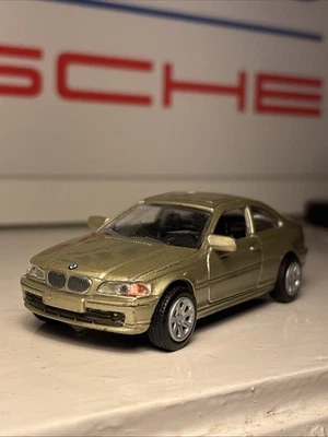 Rare BMW 3 Series E46 328Ci Coupe Light Yellow Metallic Gold 1:43 Scale Model - Image 1 of 4