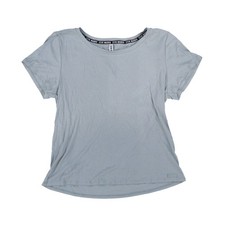 Steve Madden Womens Sleep Shirt Ribbed Short-Sleeve Comfort Top Light Sage L New