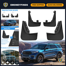 Mud Flaps Splash Guards For 2020-2026 Ford Explorer Set Of 4 All-weather Prote Mud Flaps Splash Guards For 2020-2026 Ford Explorer Set Of 4 All-weather Prote