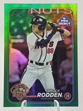 2024 Topps Pro Debut Brock Rodden (RC) #PD-155 Green Foil #'d 70/99 