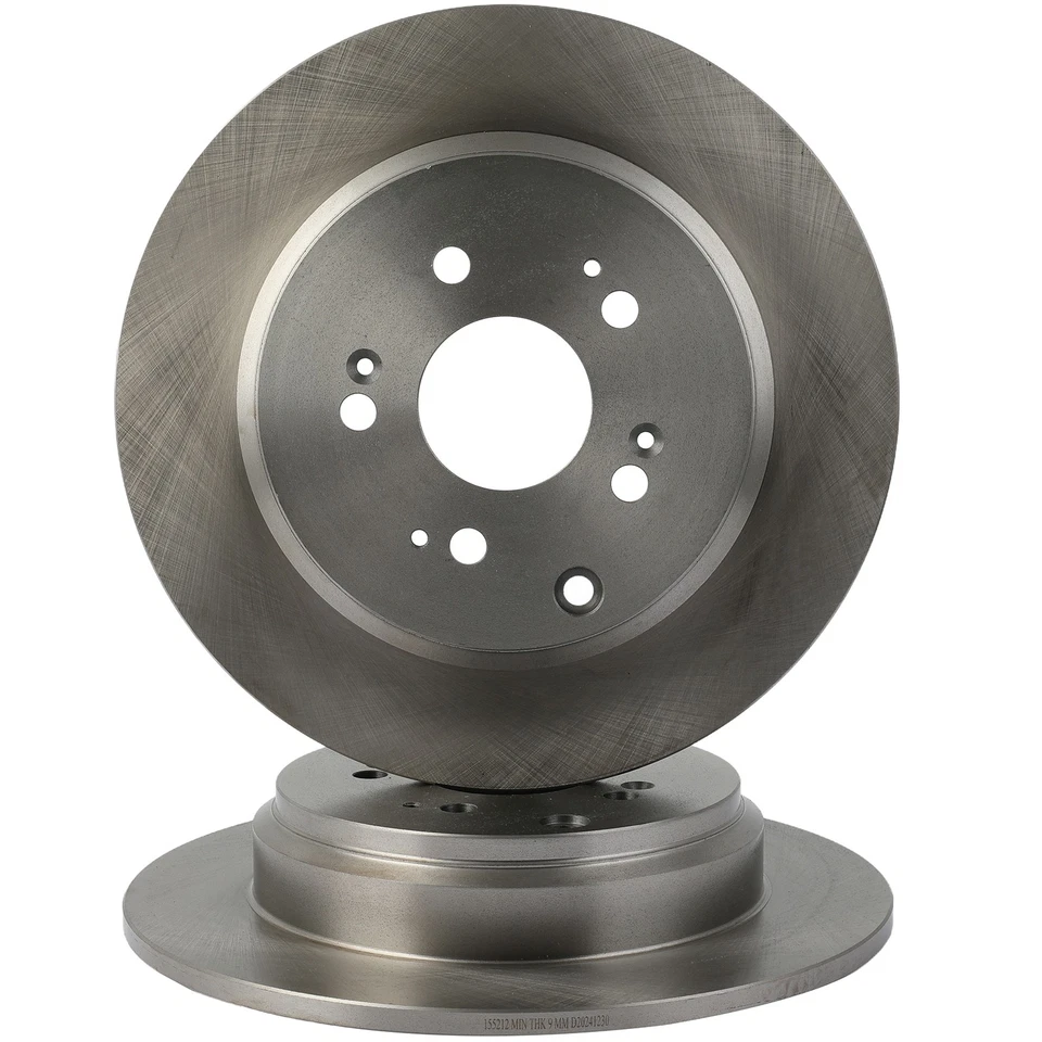 334mm Rear Brake Rotors For 2011 2012 - 2017 Honda Pilot Odyssey Acura MDX ZDX - Image 2 of 4