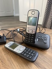 Gigaset A690A Twin set - wireless landline phone handset with answerphone 