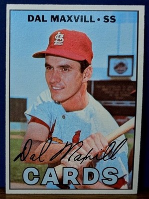 1967 Topps Dal Maxvill #421 St. Louis Cardinals NMT-MT