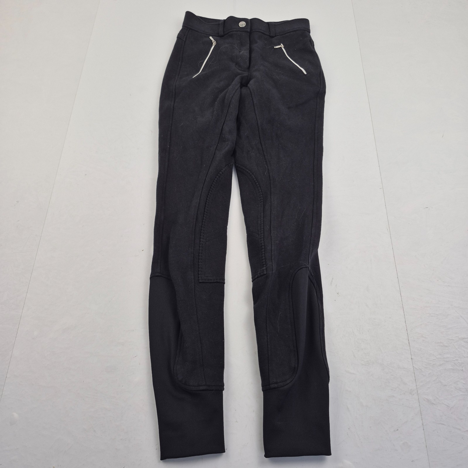 REQUISITO Jodhpurs 6 Pantalones de montar a caballo negros para mujer con log...