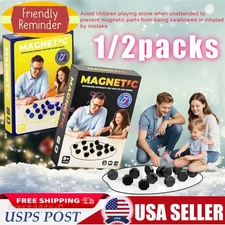 Magnetic~Travel Chess Game – Portable Family Strategy Board Set with Stones USA