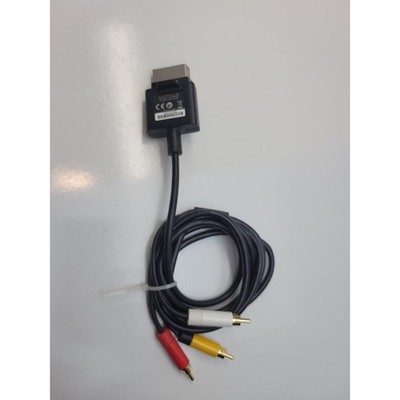 Official OEM Microsoft Xbox 360 AV Composite Audio/Video Cable RCA 6 Ft Fast