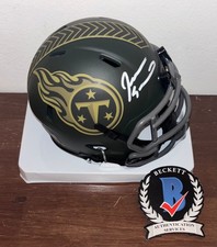 Jevon Kearse Signed Auto 25 STS Salute Mini Helmet Tennessee Titans Beckett N