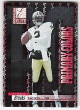 2001 Donruss Elite #PC-26 Aaron Brooks FOOTBALL New Orleans Saints