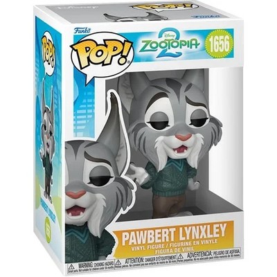 Funko POP! Disney Zootopia 2 Pawbert Lynxley Figure 1656 +