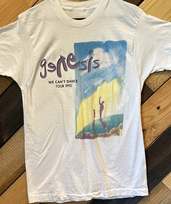 Vintage 1992 Genesis we can t dance Tour T-shirt Classic SA074 FREE SHIPPING
