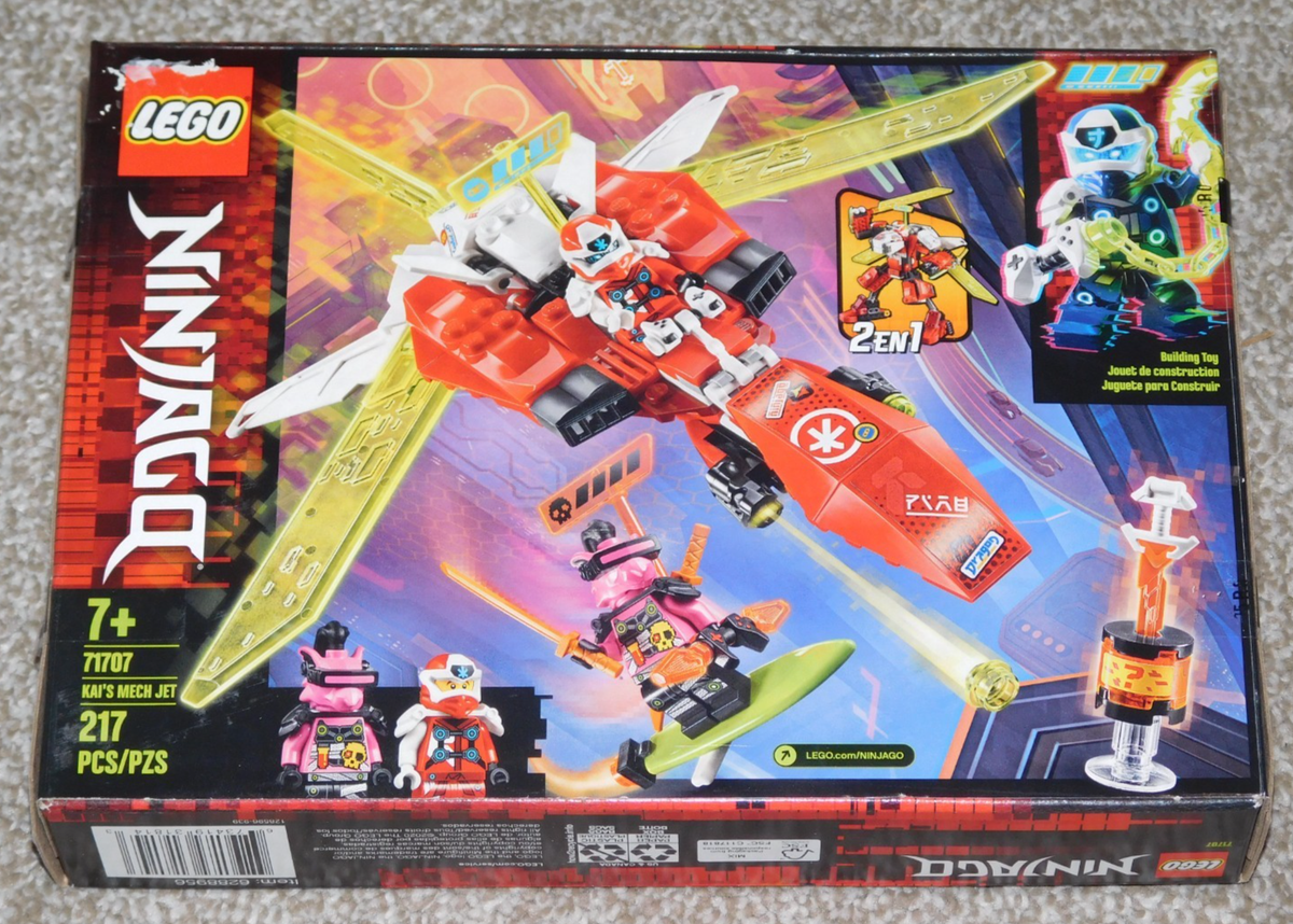 LEGO NINJAGO (71707) KAI'S MECH JET - 217 Pieces (New In Package