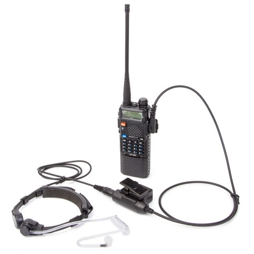 U94 PTT Neck Throat Mic Earpiece Radio Headset For Baofeng Kenwood HYT PUXING D - Picture 6 of 13