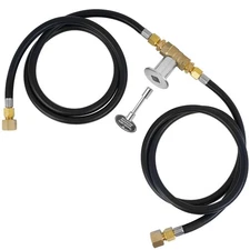 Skyflame Natural Gas Connection Hose Complete NG Fire Pit Installation Kit fr...