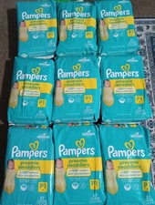 243 Count 9 Packs Of 27 Pampers Baby Diapers - Swaddlers - Size P1 Ultra