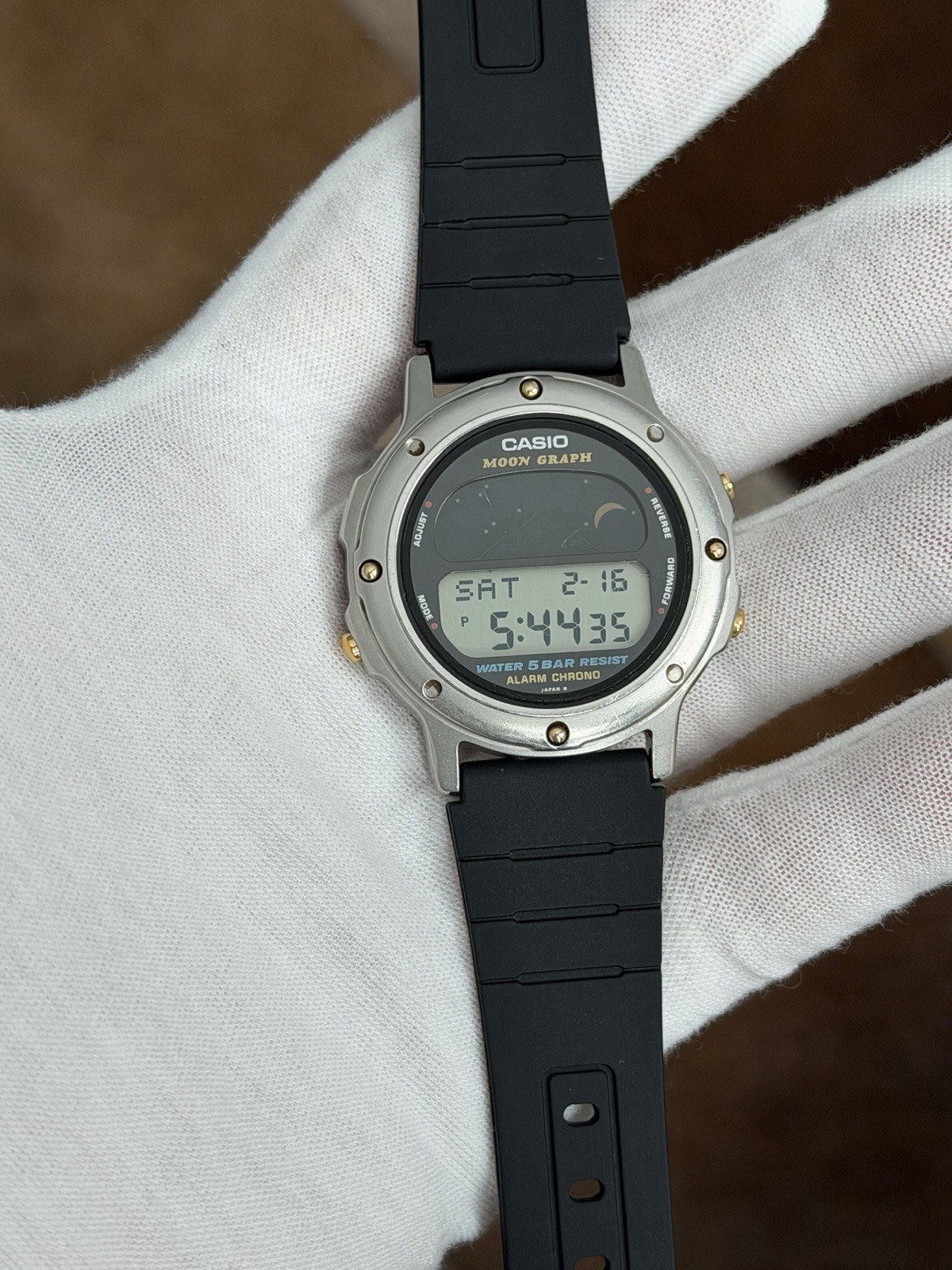 Rare Vintage Casio Moon Graph GMW-61 Men’s Digital Sports Watch JDM 1980s