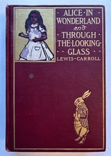 Alice in Wonderland Hurst & Co Chromolithograph Plates c.1900 Antique Book