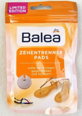 Zehentrenner Pads Balea Gel Einlagen DM FlipFlop Zehenpolster Fuß Schuhpads