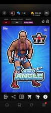 Topps WWE Slam 25 Stickers Kurt Angle Blue Super Rare DIGITAL