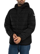 Weekend Offender Men's LA Guardia Padded Jacket, Black