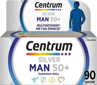 286444 CENTRUM ON 50+ 90 Stück