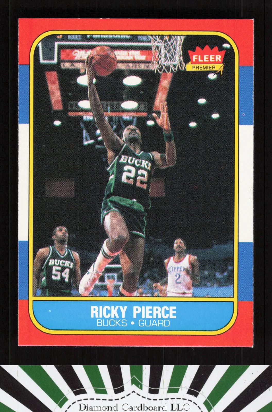 1986-87 Fleer #87 Ricky Pierce NM b