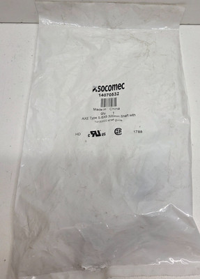 NEW IN BAG! SOCOMEC 5X5MM 320MM LENGTH OPERATING SHAFT EXTENSION KIT 14070532