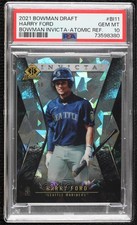 2021 Bowman Draft Invicta Atomic Refractor 11/150 Harry Ford PSA 10 GEM MT uk2